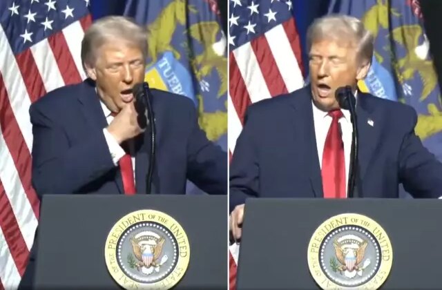 Trump Biden’ın taklidini yaptı, görüntü büyük tartışma yarattı