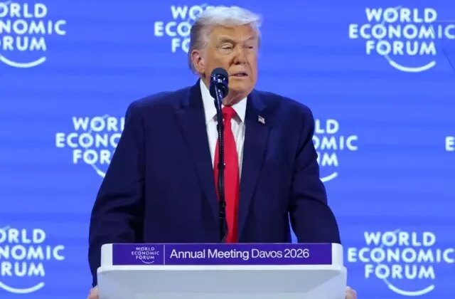Trump, Davos’taki konuşmasına başlar başlamaz iğneyi batırdı