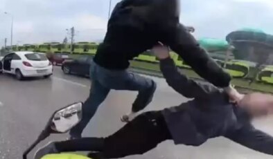 Trafikteki uçan tekmelerin bedeli ağır oldu