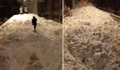 Ülke karlar altında! 146 yılın en güçlü fırtınasına yakalandılar