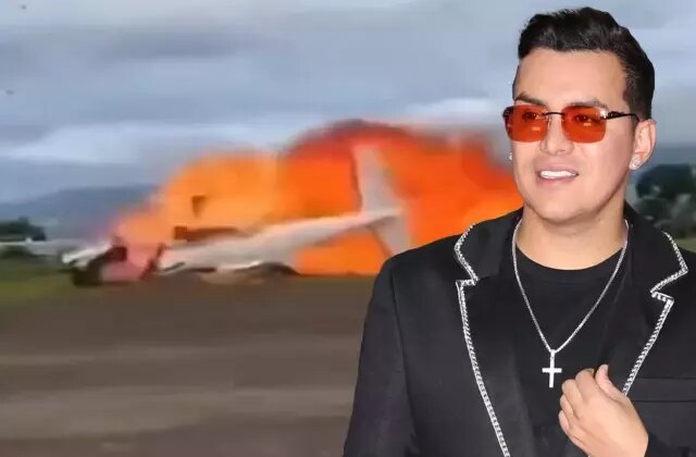 Ünlü şarkıcı Yeison Jimenez’in hayatını kaybettiği uçak kazası kamerada