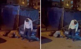 Uyuşturucu içen gençler, sokak ortasında kendinden geçti