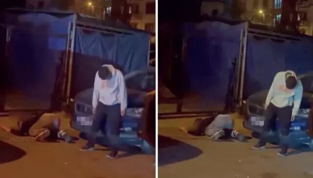 Uyuşturucu içen gençler, sokak ortasında kendinden geçti