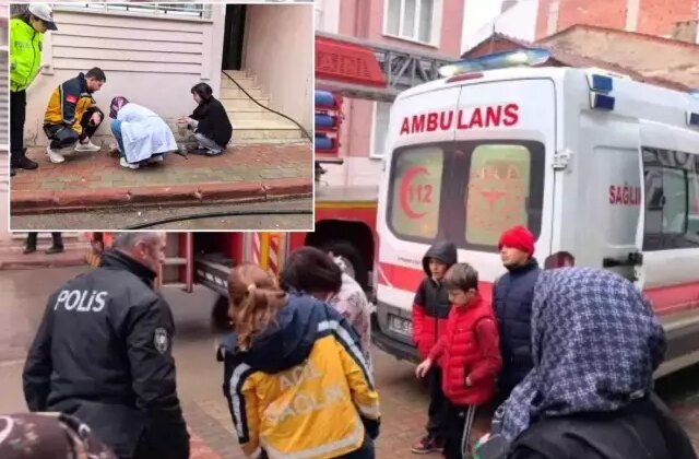 Yangında can pazarı! Gözyaşlarını tutamadı