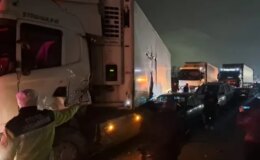 16 aracın karıştığı kazanın nedeni akıl almaz! Tır sürücüsü yaşananları anlattı