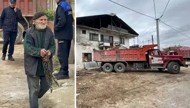 25 yıl boyunca evinde biriktirdiği çöpü 20 kamyon 2 günde ancak çıkardı