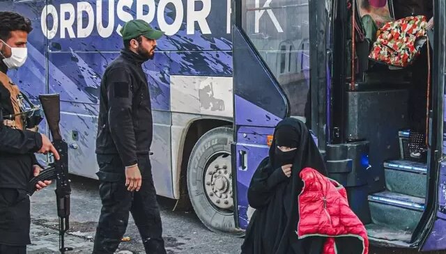 52 Orduspor FK takım otobüsü Suriye’de