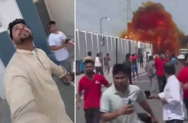 6 ülke hedef oldu! İşte İran füzesinin Katar’a düştüğü an