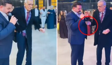 Ahmet Türk, verdiği bahşişin miktarıyla düğünün yıldızı oldu