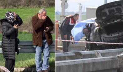 Alev topuna dönen araç gence mezar oldu! Acı haberi alan yakınları sinir krizi geçirdi