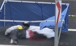 Ankara’da feci kaza: Bariyere çarpan motosikleti sürücünün üzerinden otobüs geçti