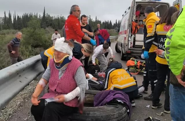 Antalya’da yolcu otobüsü şarampole yuvarlandı! Çok sayıda ölü ve yaralı var