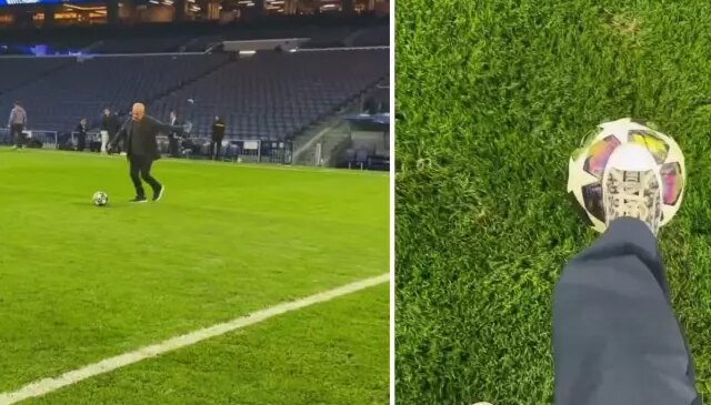 Arda Güler, ailesiyle birlikte Santiago Bernabeu’da futbol oynadı