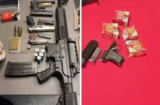 Atölyeye çevrilen evde kalem görünümlü silahlar ele geçirildi