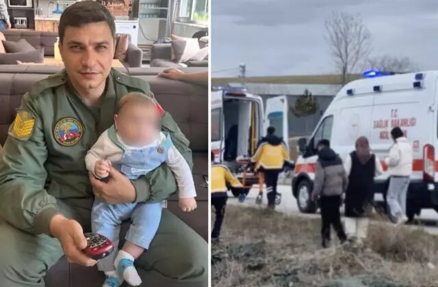 Ayağı takılıp düşen astsubay feci şekilde can verdi