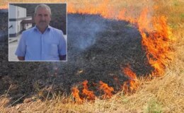 Bahçedeki otları yaktı, alevlerin arasında hayatını kaybetti