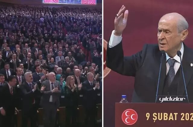 Bahçeli’den salonu ayağa kaldıran sözler! Hep bir ağızdan o sloganı attılar