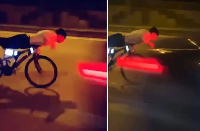 Barış, üzerine uzandığı bisiklet ile otomobile çarptı; hayatını kaybetti