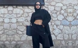 Başı kapalı, göbeği açık fotoğraf paylaşan Zeynep Bastık’a tepki var