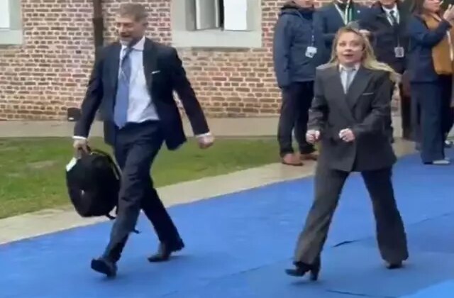 Meloni’nin zorlu anları! Dışarıya adımını atar atmaz şoka girdi