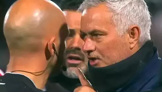 Benfica küme düşme hattındaki takımı yenemedi! Mourinho hakemin üzerine yürüdü