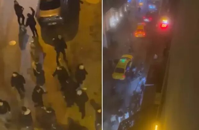 Beyoğlu’nda kabus dolu gece! Sokaklar fena karıştı