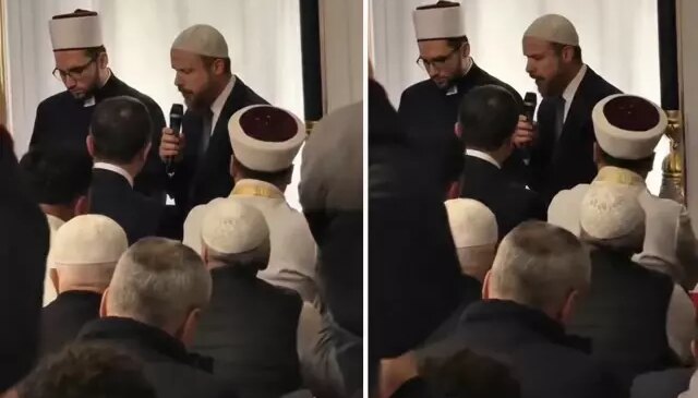 Bilal Erdoğan, Üsküp’te teravih namazını kıldırdı