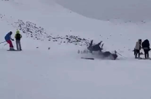 Bingöl’de kayak merkezinde feci kaza: 6 yaralı