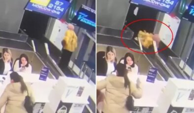 Bir anlık dalgınlık canından edecekti! Bavul yerine yolcu gören görevliler şoke oldu