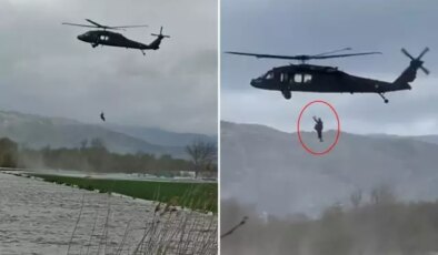 Bir hafta damda mahsur kaldı! Muhtar tesadüfen fark etti, film gibi operasyon başladı