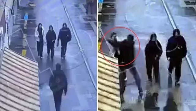 “Birini bıçaklamam lazım” deyip 16 yaşındaki kız çocuğuna saldırmıştı! O anların görüntüleri ortaya çıktı