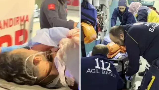 Birlikte yaşadığı kadına sinirlenip cama yumruk attı! Hastanelik oldu