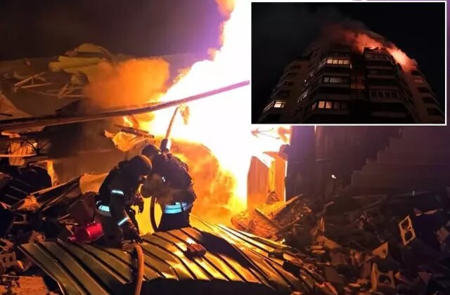 Böylesi görülmedi! Ülkenin başkentini 500 dron ve 65 füzeyle vurdular