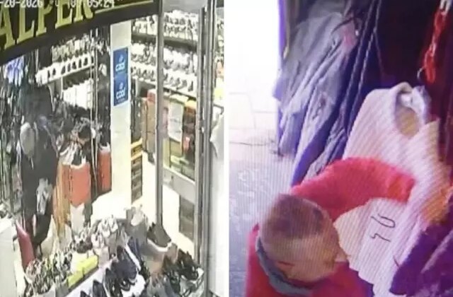 Bu kadarına da pes! Kışlık kombinini hırsızlıkla yaptı