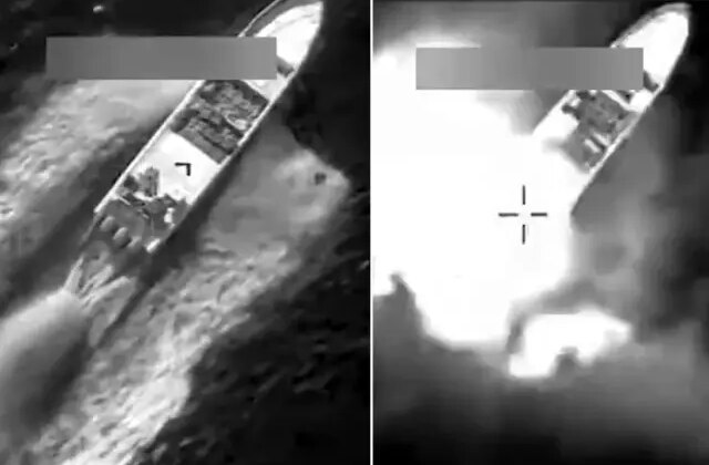 Bu resmen yargısız infaz! Gemiyi havaya uçurup görüntüyü yayınladılar