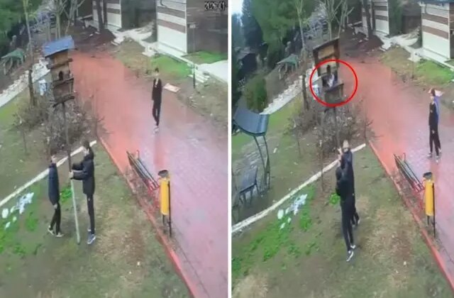 Bunlar nasıl çocuk? Görüntüyü izleyenler emniyeti etiketledi