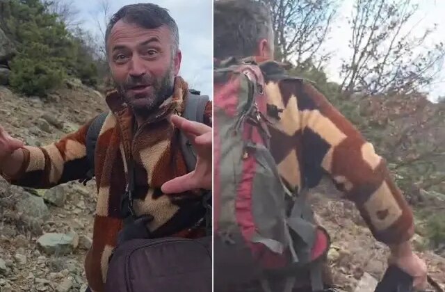 Çalının arkasındakini kuş sandı, karşısında görünce kanı dondu