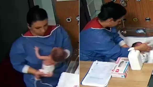 Cani hemşirenin yeni görüntüsü ortaya çıktı! Bir bebeğe daha aynısını yapmış