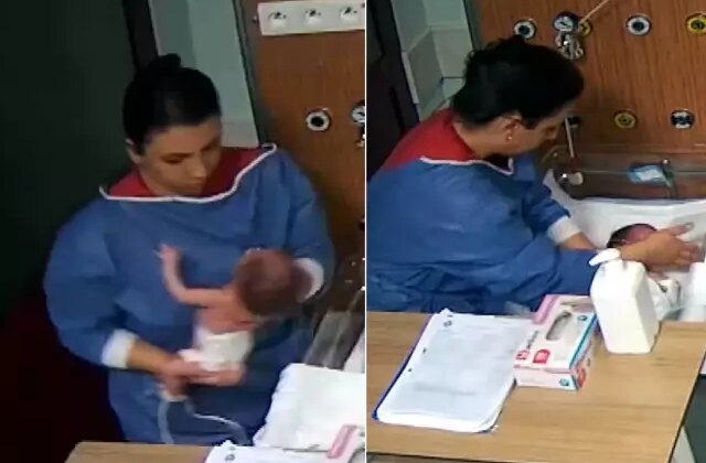 Cani hemşirenin yeni görüntüsü ortaya çıktı! Bir bebeğe daha aynısını yapmış