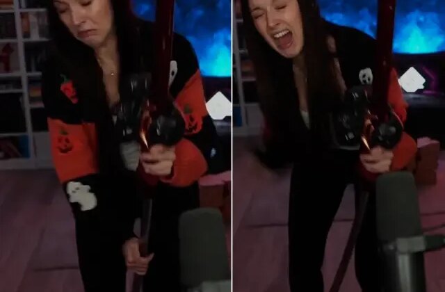 Canlı yayında dehşet! Tutmaya çalıştığı kılıç tendonlarını kesti