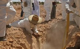 Çete üyesi sanılarak öldürülen madencilerin cesetleri gizli mezarda bulundu