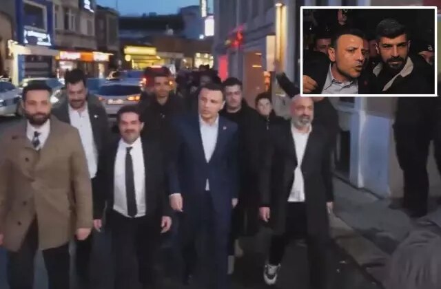 CHP köprülerin özelleştirilmesine karşı yürümek istedi, İl Başkanı Özgür Çelik’in önü kesildi