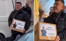 CHP’li Veli Ağbaba’nın yardım kolileri büyük tartışma yarattı