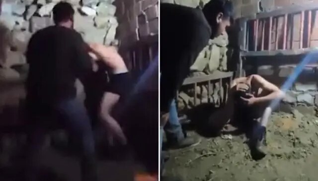 İç çamaşırına kadar soyduğu çocuğa ahırda işkence etti