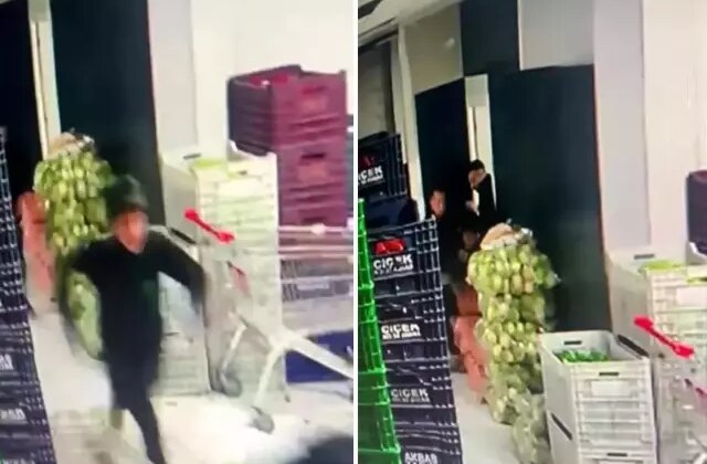 Depremle sarsılan kentimizde büyük panik! O anlar kameralarda