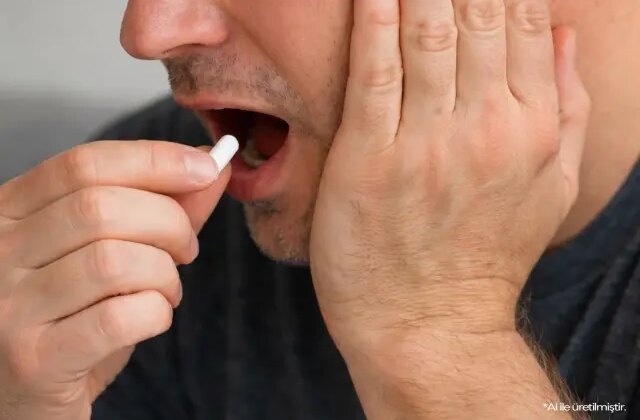 Diş ağrısı için yuttuğu ağrı kesici sonu oldu