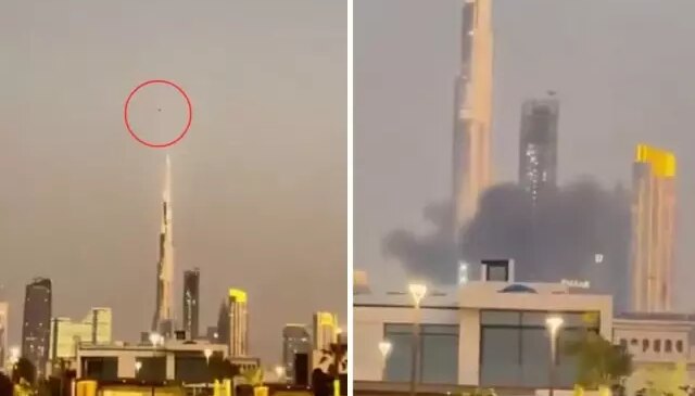 Dünyanın en yüksek yapısı! İran füzesi binanın yakınlarına düştü