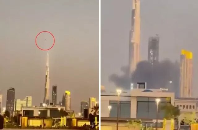Dünyanın en yüksek yapısı! İran füzesi binanın yakınlarına düştü