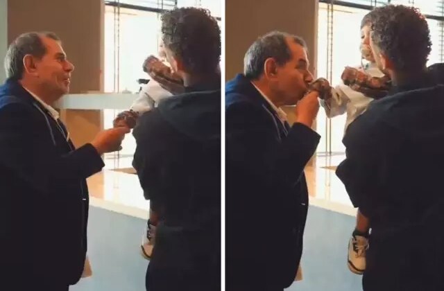 Dursun Özbek ve Noa Lang’ın beğeni yağan buluşması