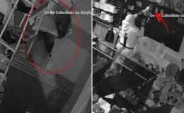 Duvarı kırıp bir sürü elektronik eşya varken tek bir şey çaldılar! Değeri 8 milyon TL